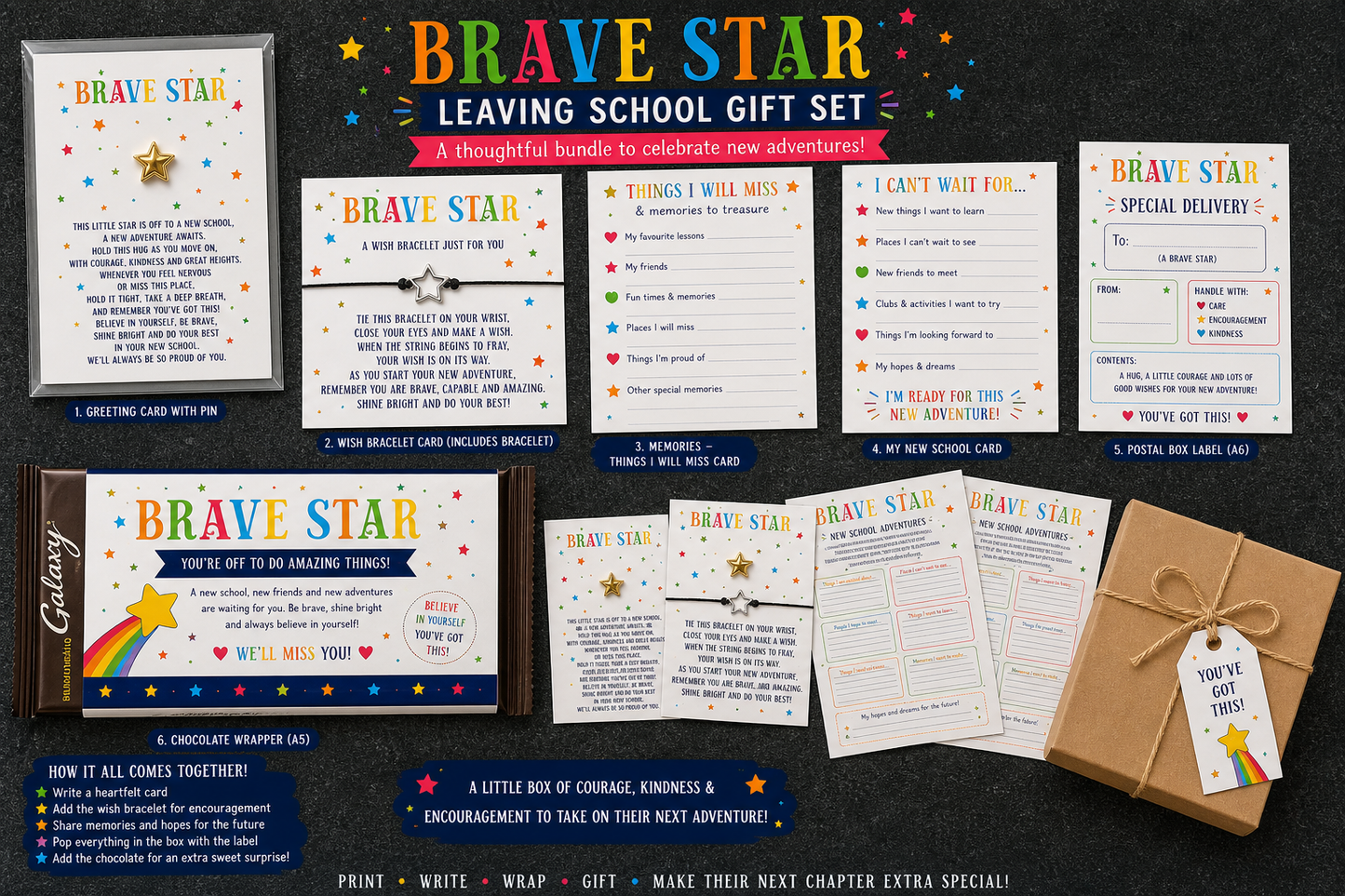 Brave Star Leaving School Gift Set