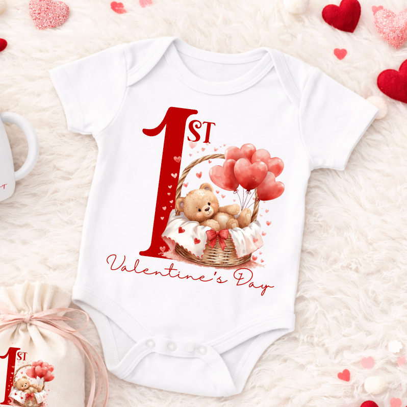 BABY'S 1ST VALENTINES VEST