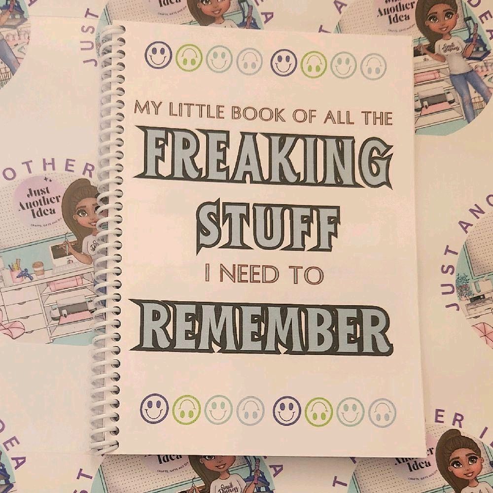 Freaking Stuff to Remember Lists Organiser Book
