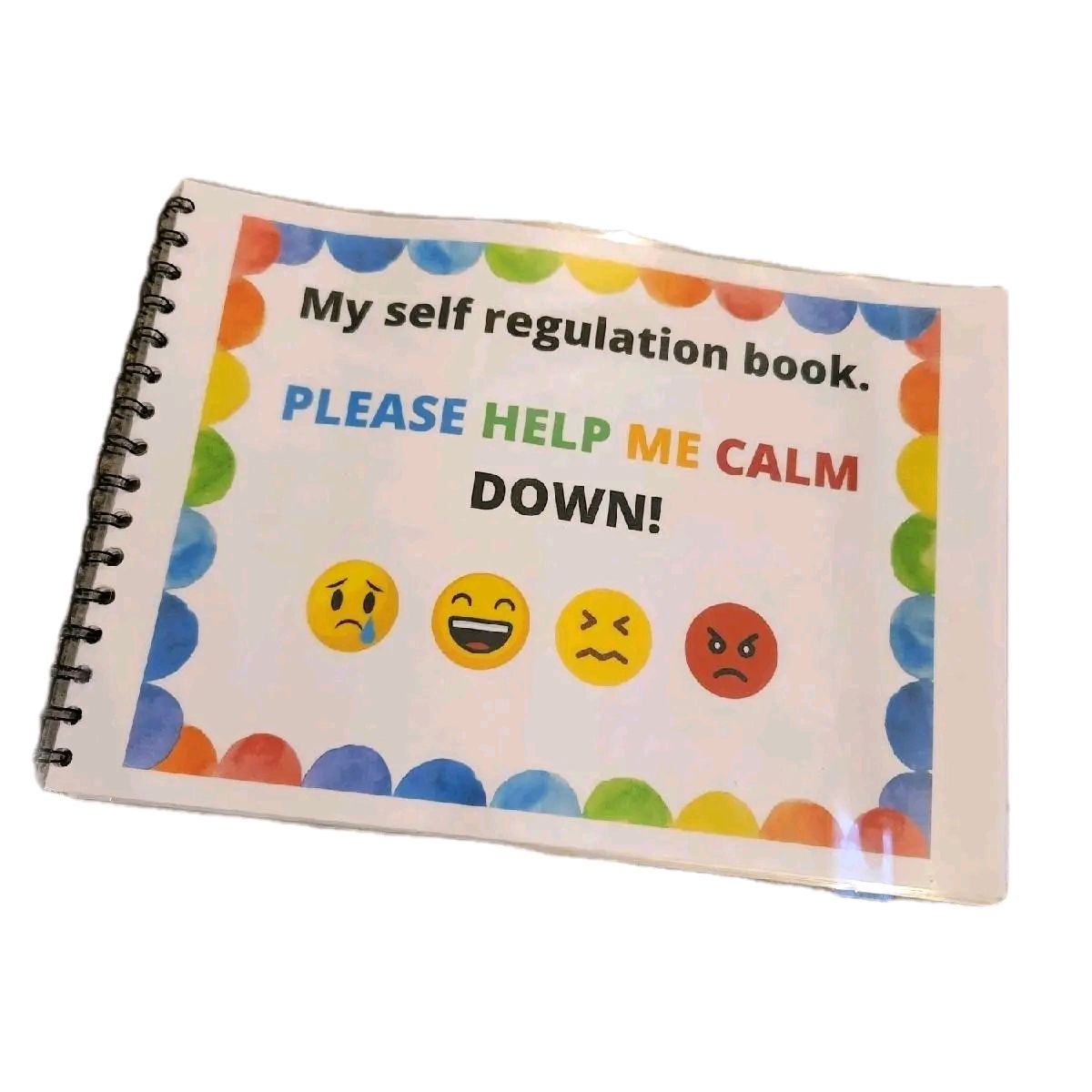 Self Regulation Book and Flash Cards Bundle