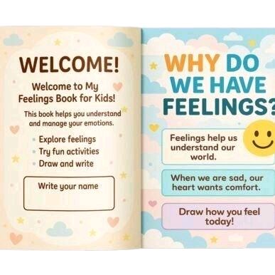 My Feelings Book for Kids