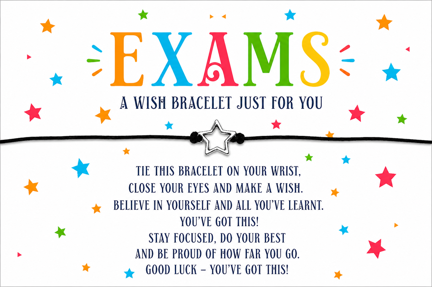 Goodluck Wish exams hug braclets