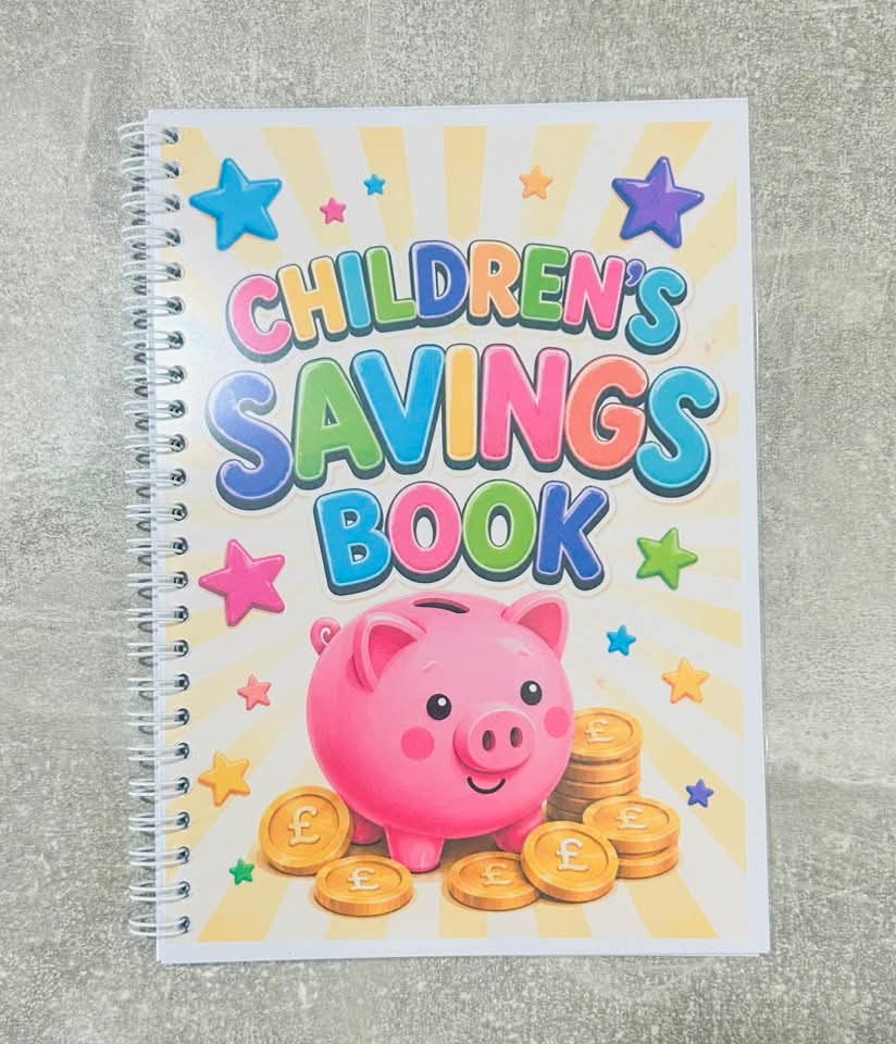 Childrens savings Book A5
