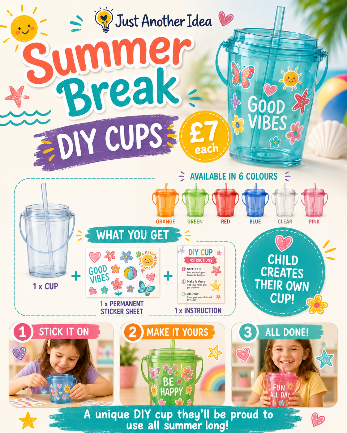Summer DIY Cup Kit