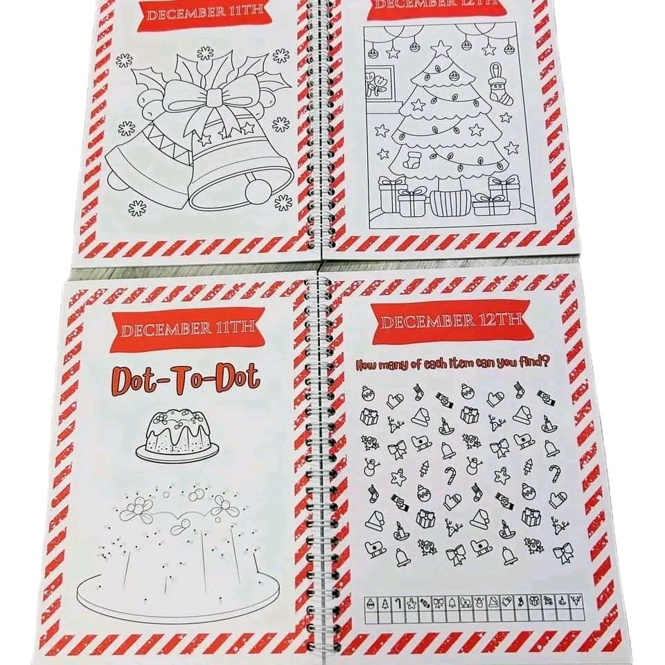 Christmas Advent Activity Book for Kids