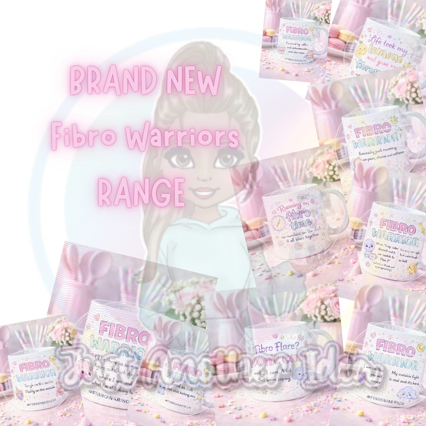 Fibro Warrior mugs