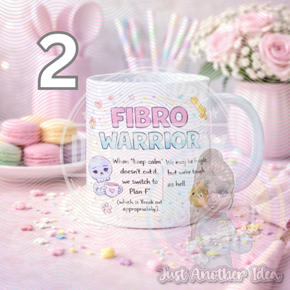 Fibro Warrior mugs
