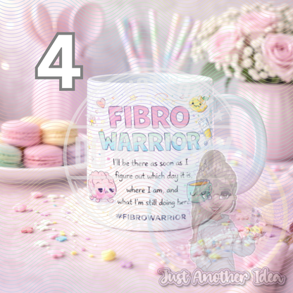 Fibro Warrior mugs