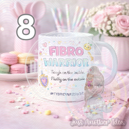 Fibro Warrior mugs