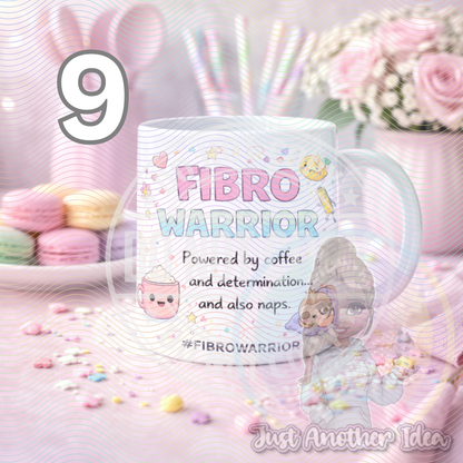 Fibro Warrior mugs