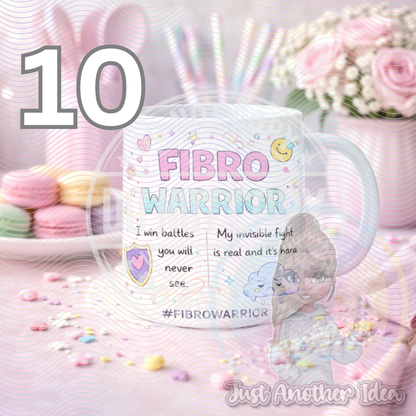 Fibro Warrior mugs