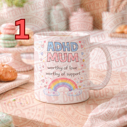ADHD Mum Mama Mugs