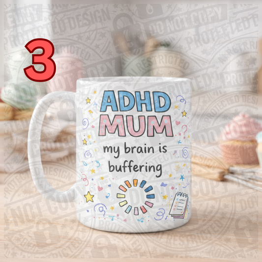 ADHD Mum Mama Mugs