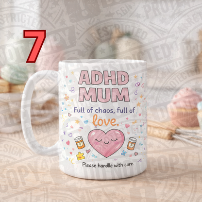 ADHD Mum Mama Mugs