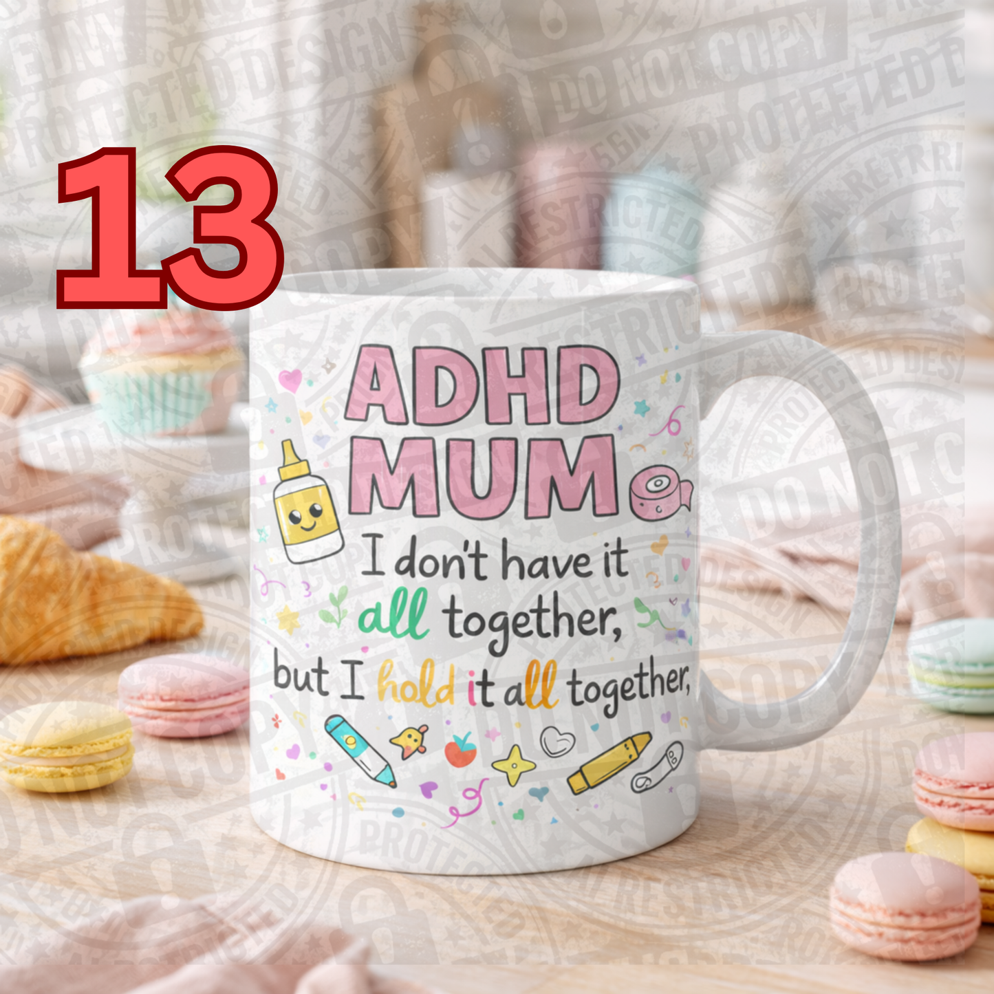 ADHD Mum Mama Mugs
