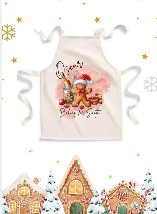 Personalised Apron - Christmas Cookie Design #3