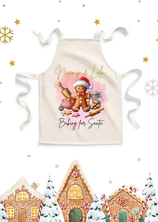 Personalised Apron - Christmas Cookie Design #2