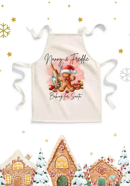 Personalised Apron - Christmas Cookie Design #1