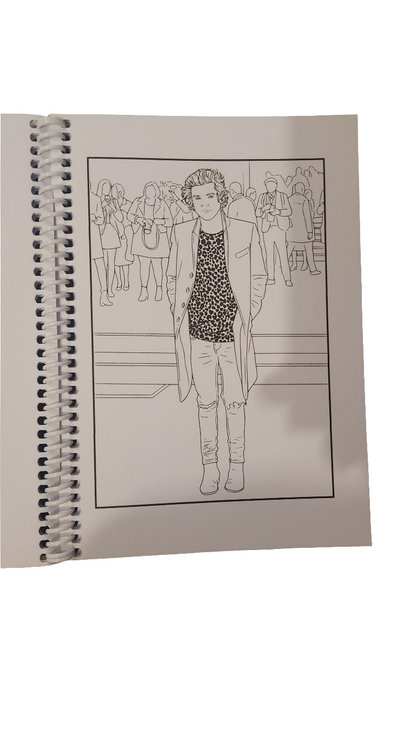HARRY STYLES COLOURING BOOK