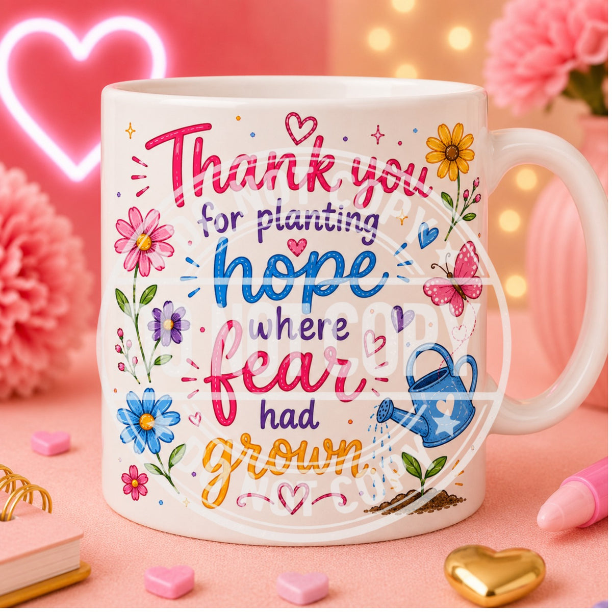 Thank you for planting hope mug