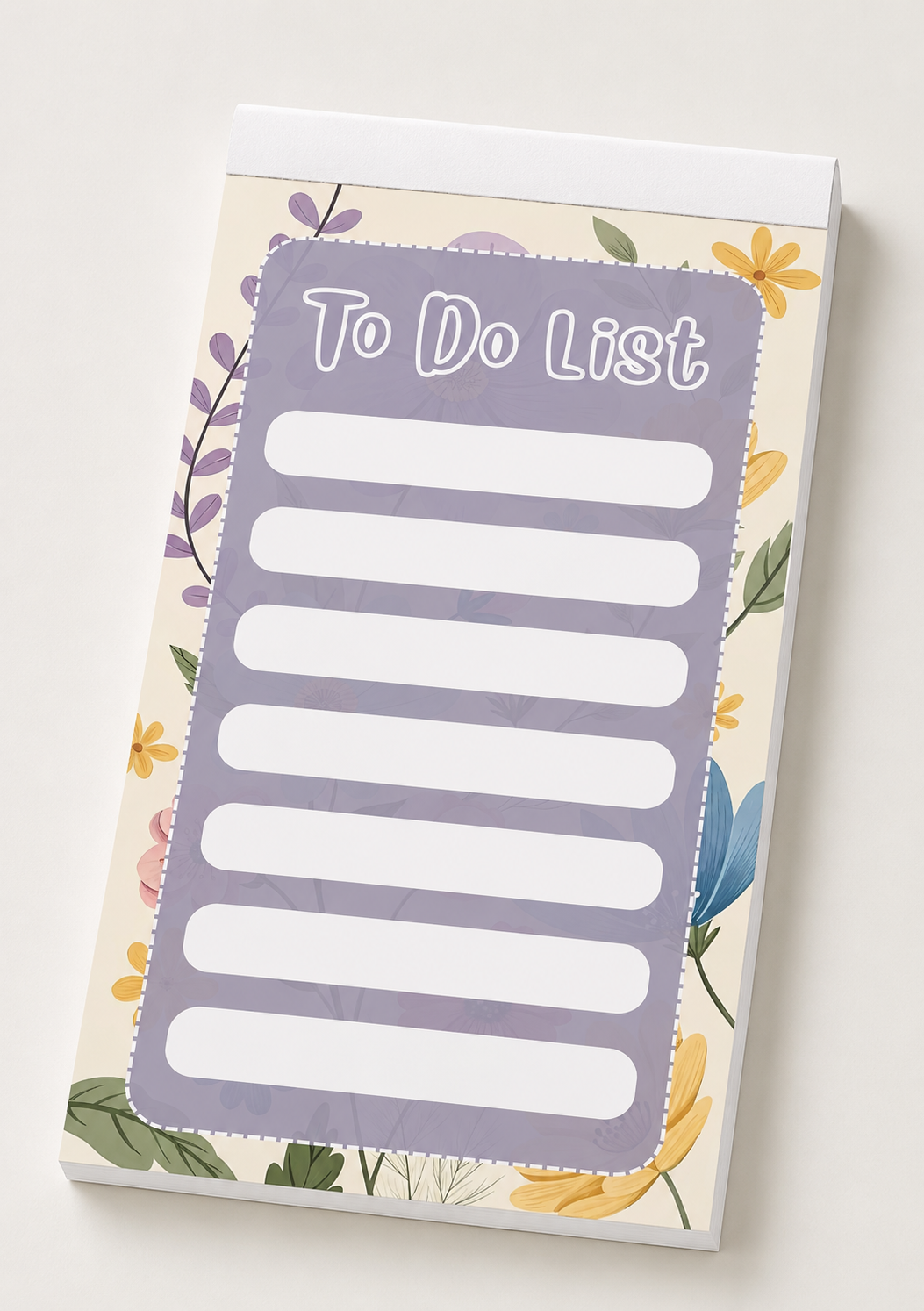 Bloc-notes détachable A5 – Liste de choses à faire – Choisissez parmi 25 designs