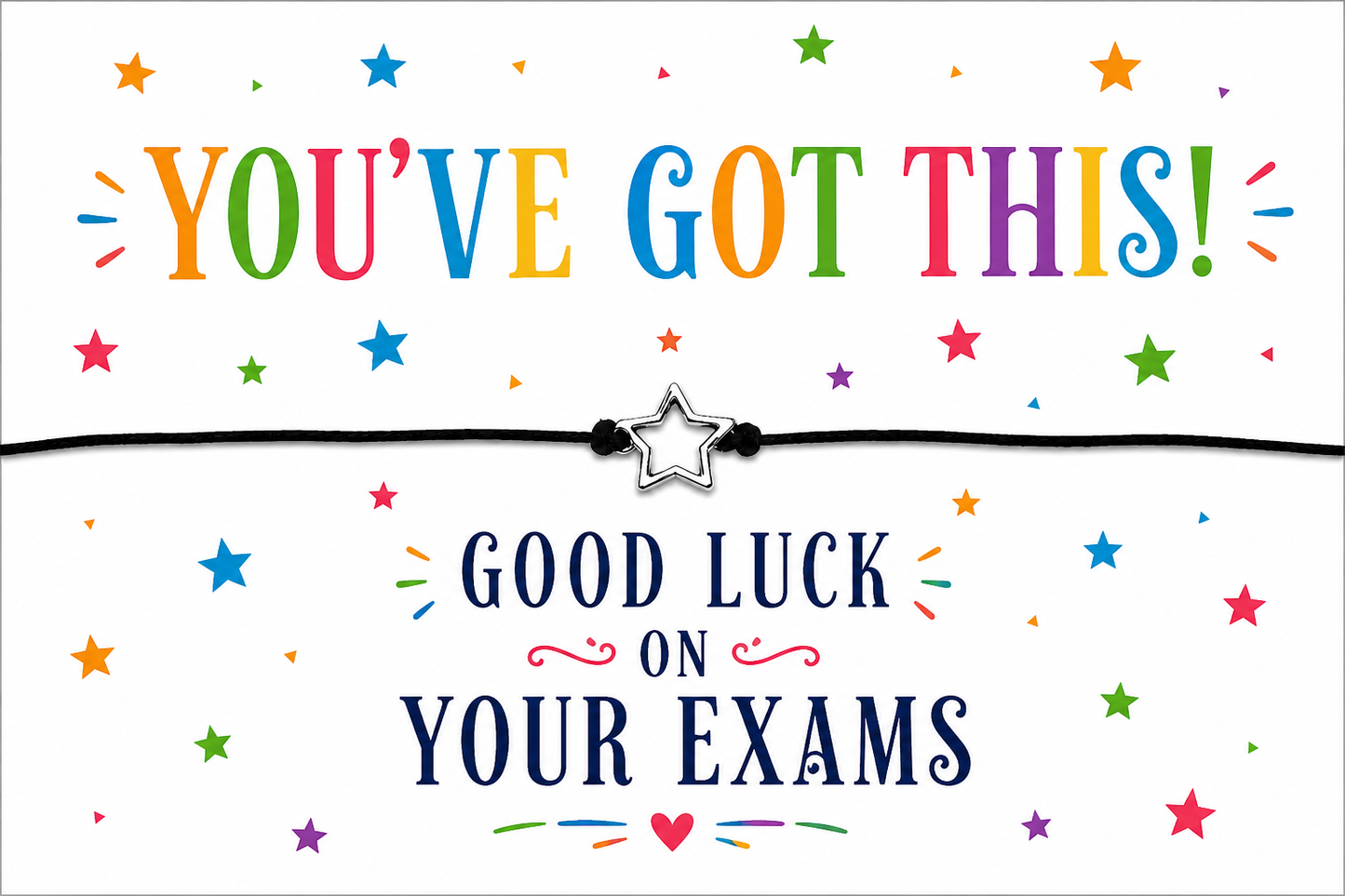 Goodluck Wish exams hug braclets