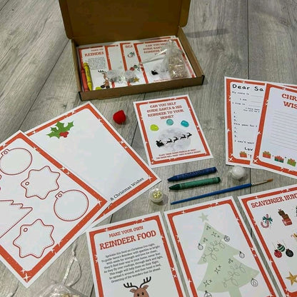 Christmas Eve activity box with Santa letter