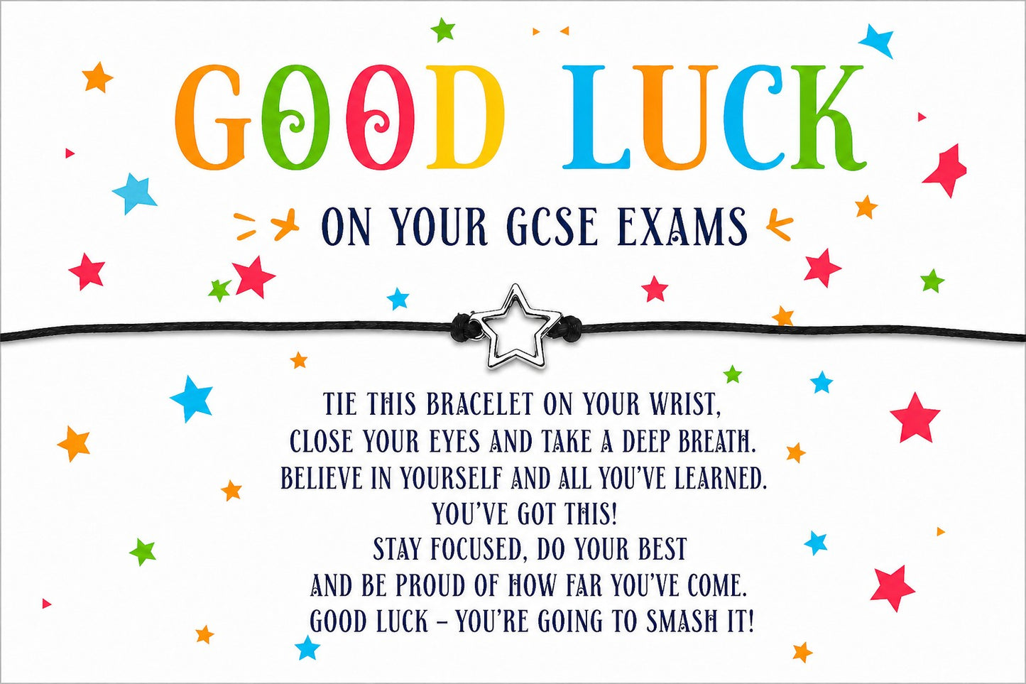 Goodluck Wish exams hug braclets
