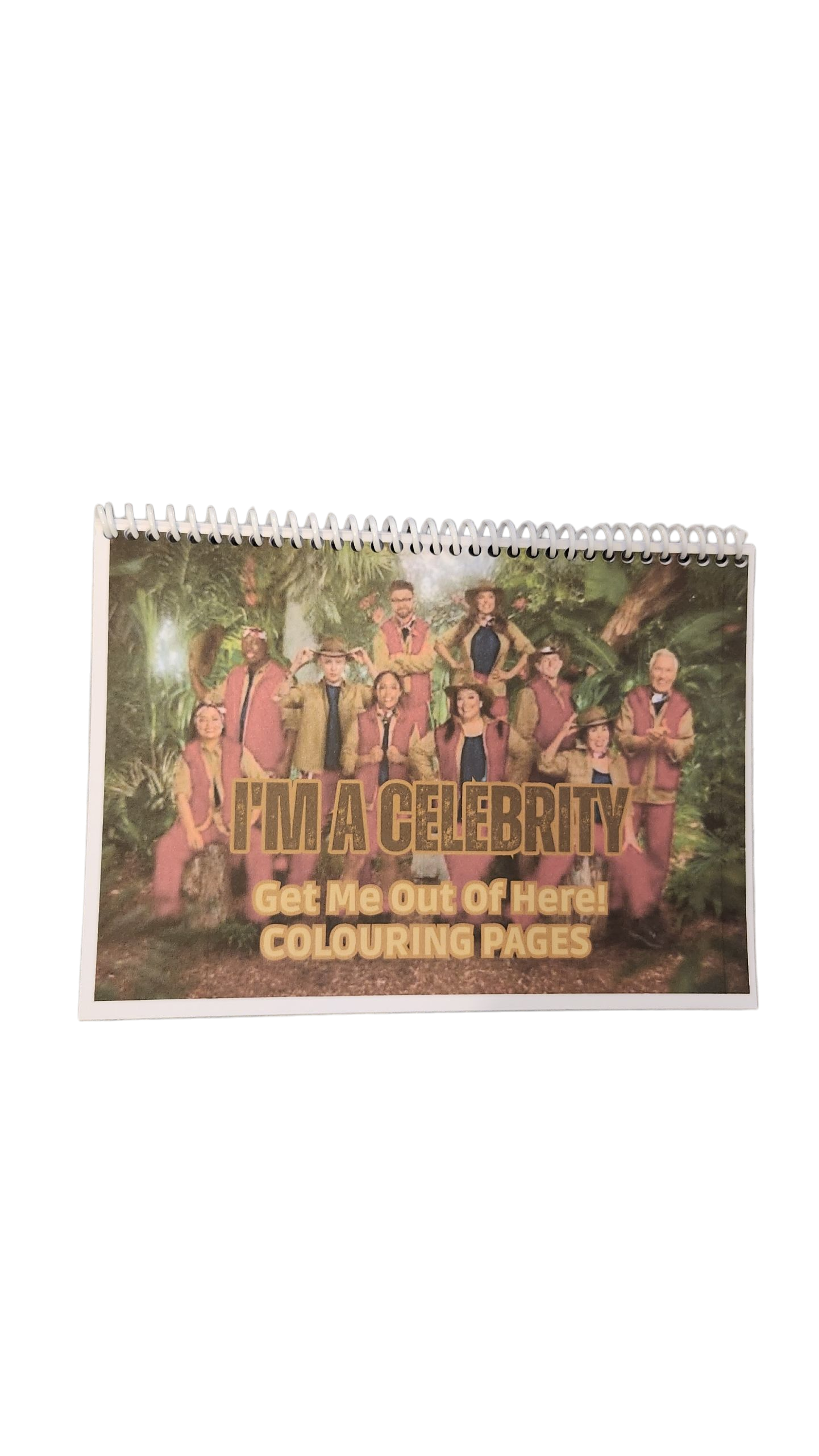 Im a Celebrity get me out of here colouring book