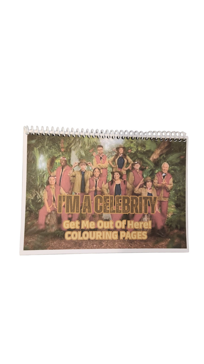 Im a Celebrity get me out of here colouring book