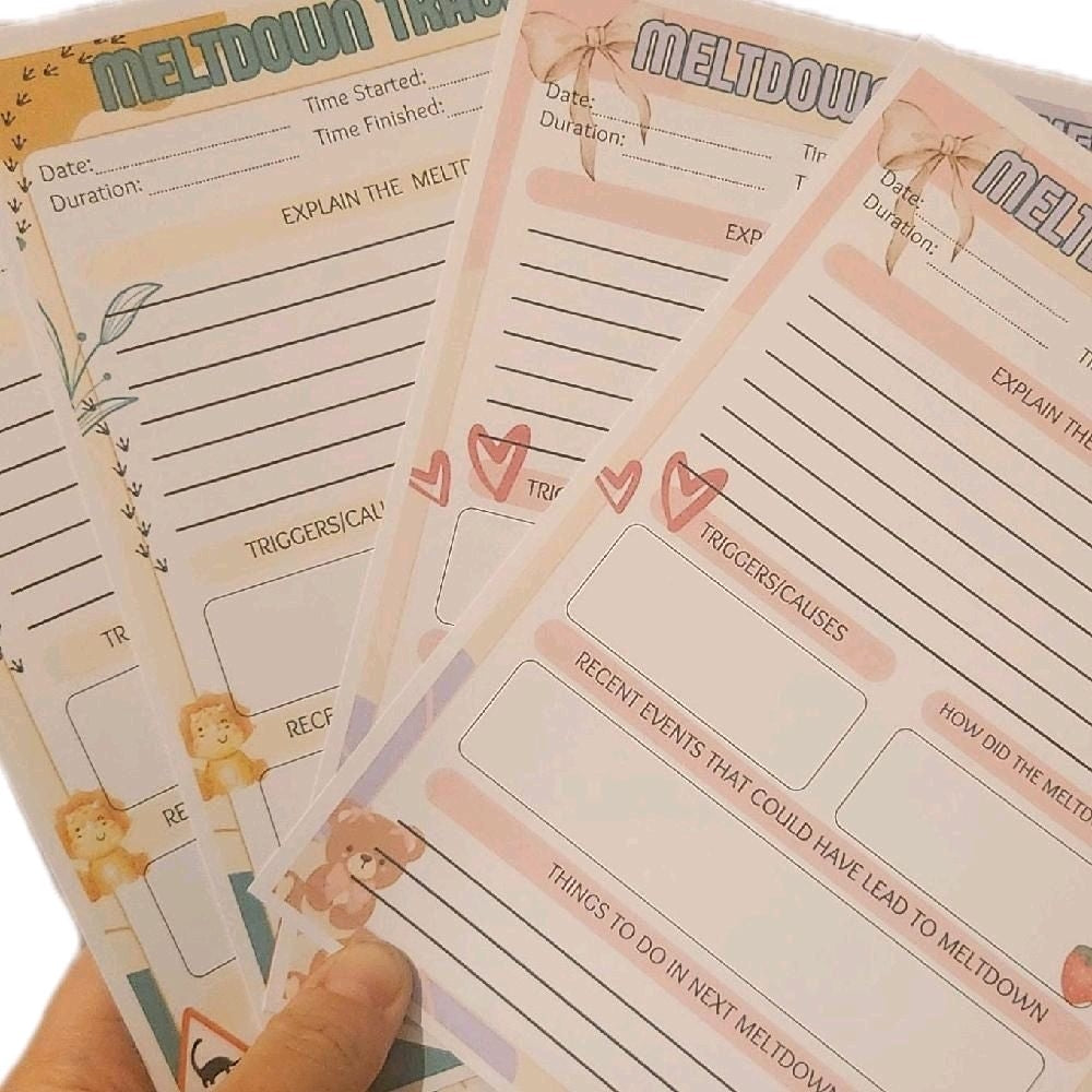 Meltdown Tracker Notepad