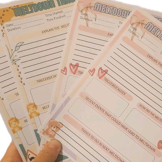 Meltdown Tracker Notepad