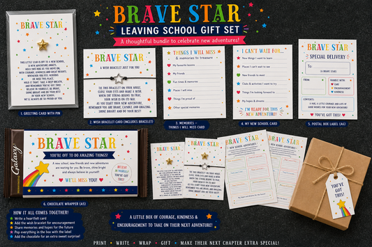 Brave Star Leaving School Gift Set