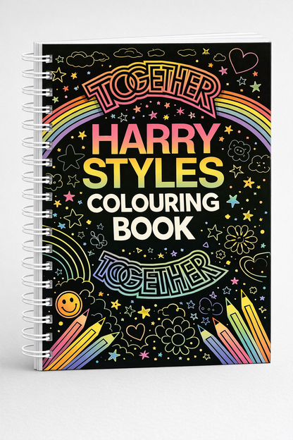 HARRY STYLES COLOURING BOOK