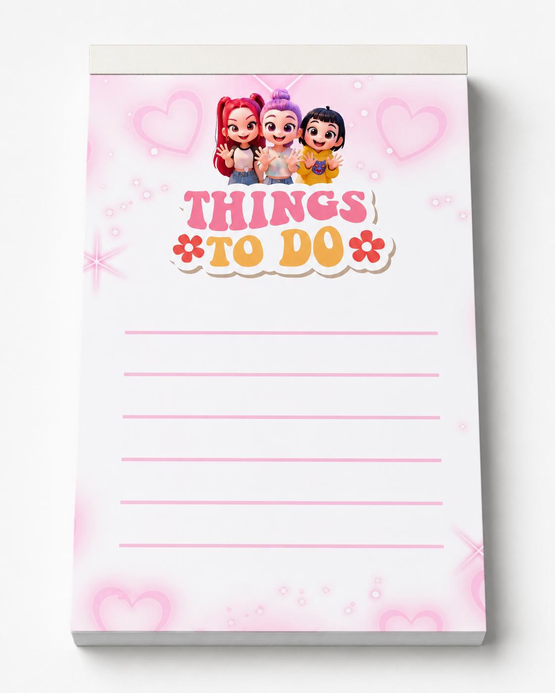 Bloc-notes détachable A5 – Liste de choses à faire – Choisissez parmi 25 designs