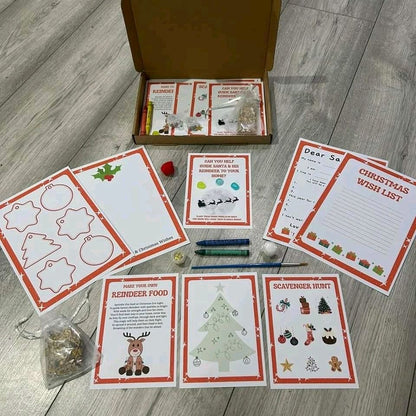 Christmas Eve activity box with Santa letter