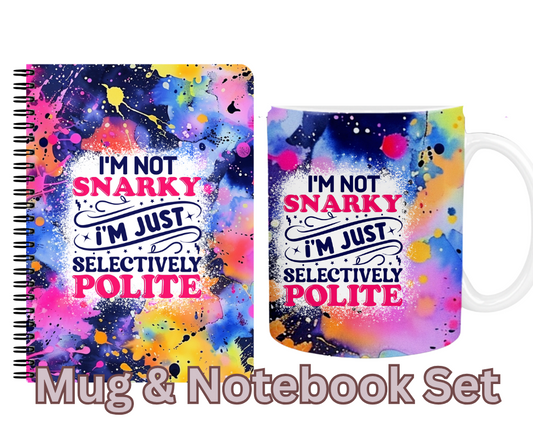 I'm not Snarky gift set