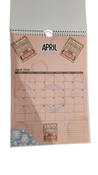 Make up Calendar 2026