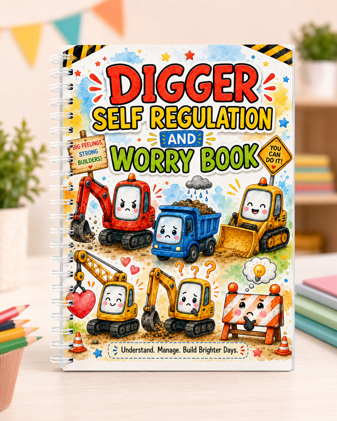 Digger Self Regulation and Worry Book