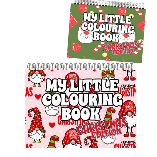 My little colouring book Christmas edition green or red