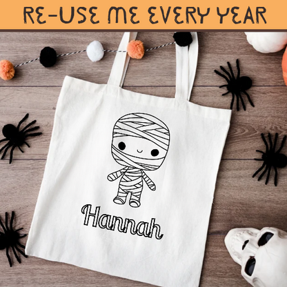 Colour your own trick or treat toteBag