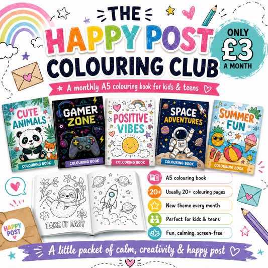 The Happy Post Colouring Club