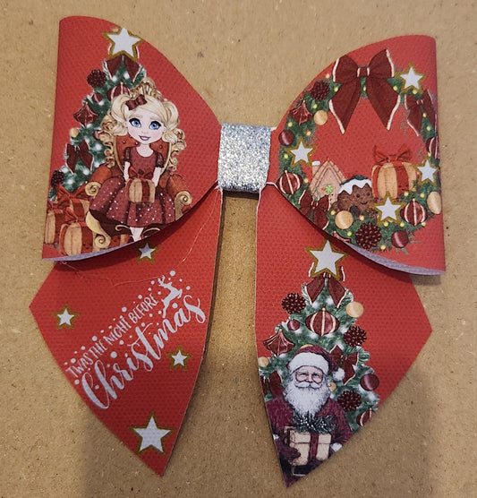 Twas the night before Christmas Sailor Bow
