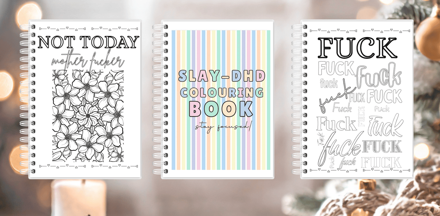 Slay-DHD Colouring Book