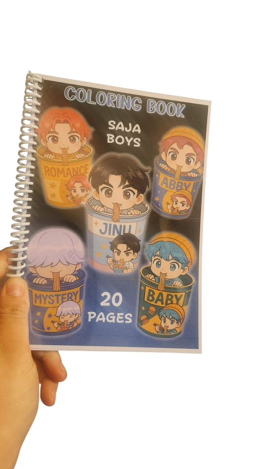 Saja Boys Colouring Book