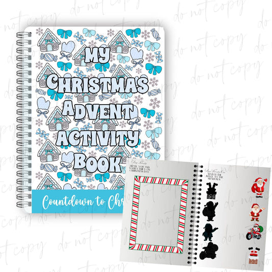 Christmas advent activity book -various colours