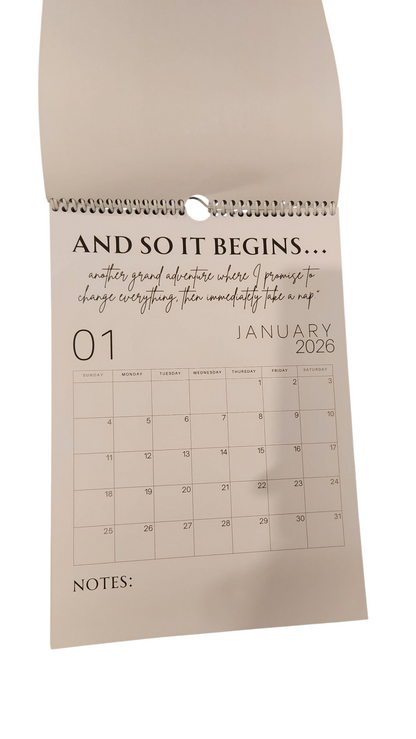 Another Year Laughing Through the Madness Calendar 2026