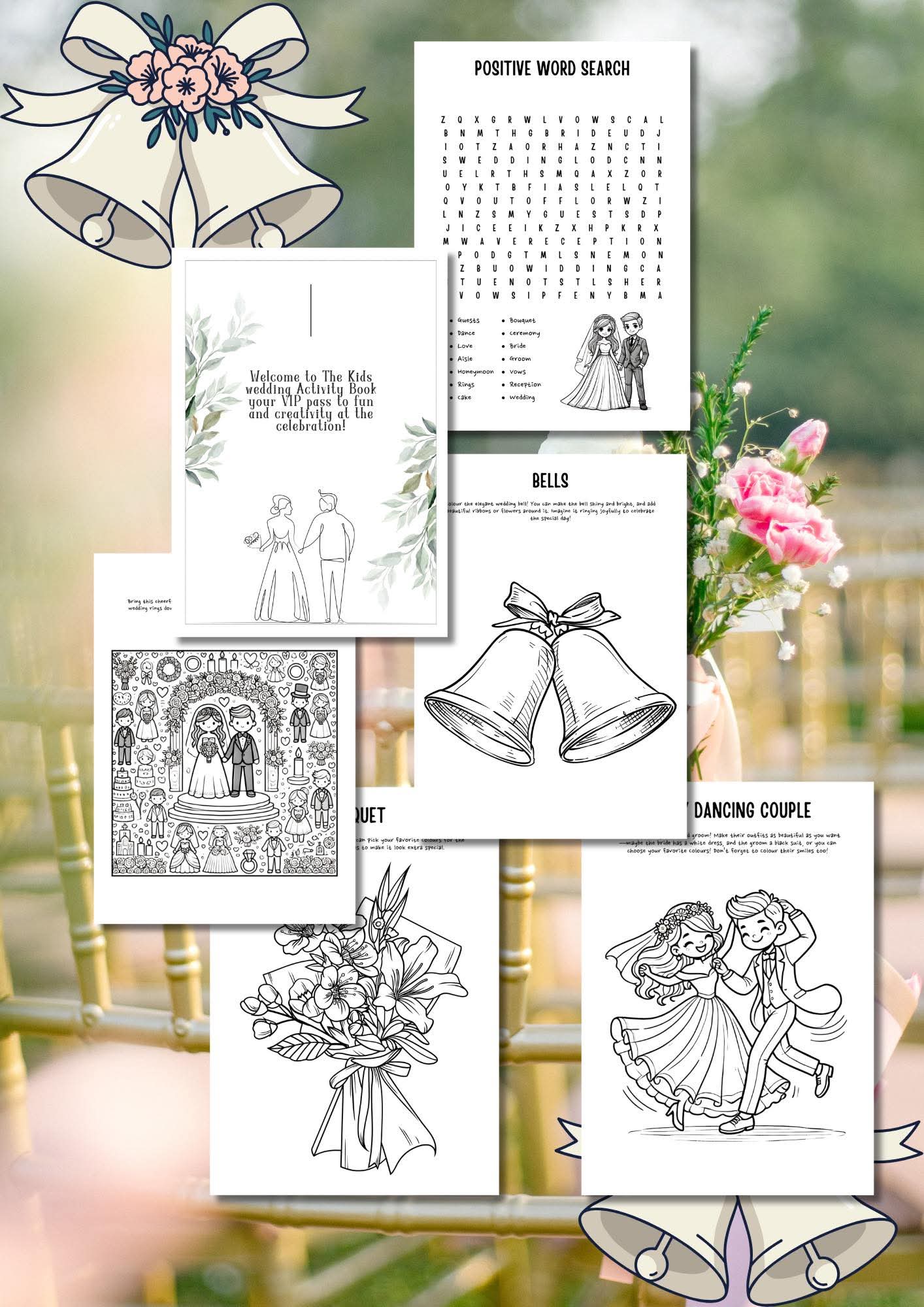 Wedding activity book