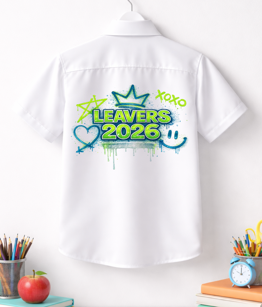 Leavers 2026 (green and blue)