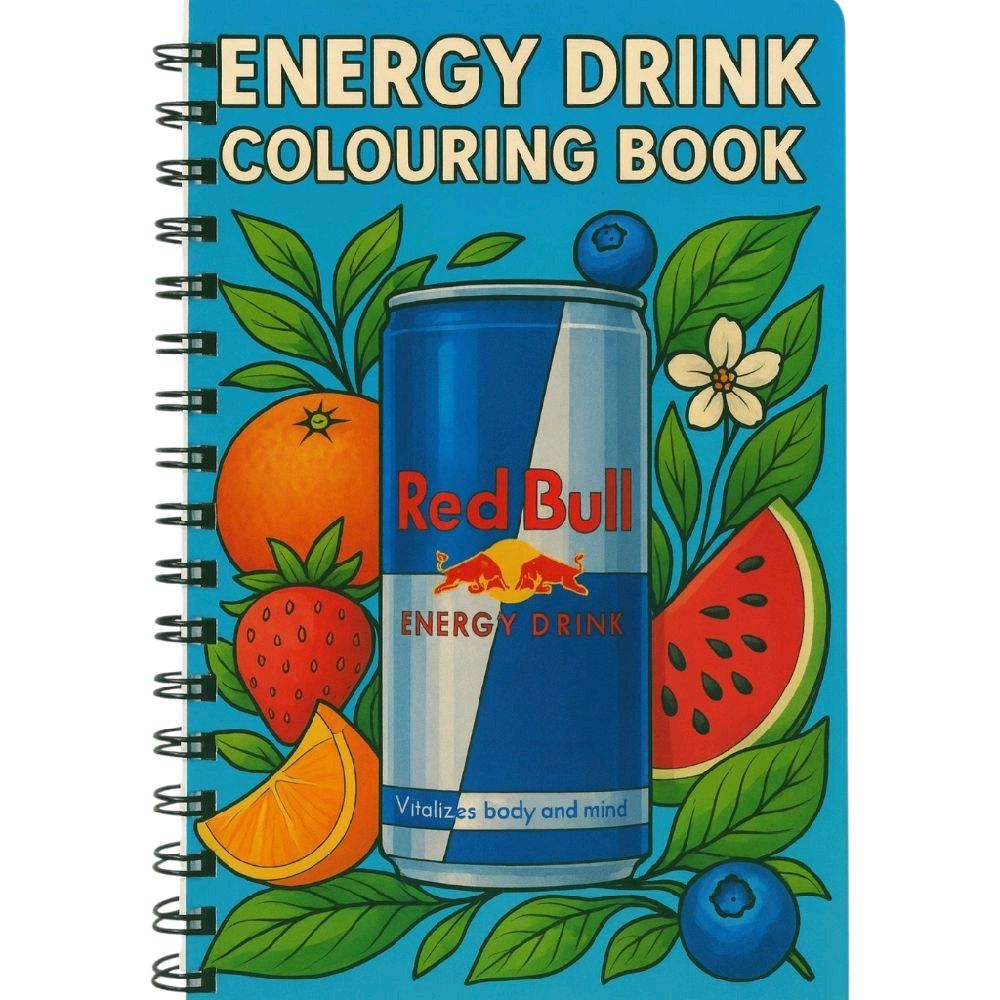 RED BULL COLOURING BOOK